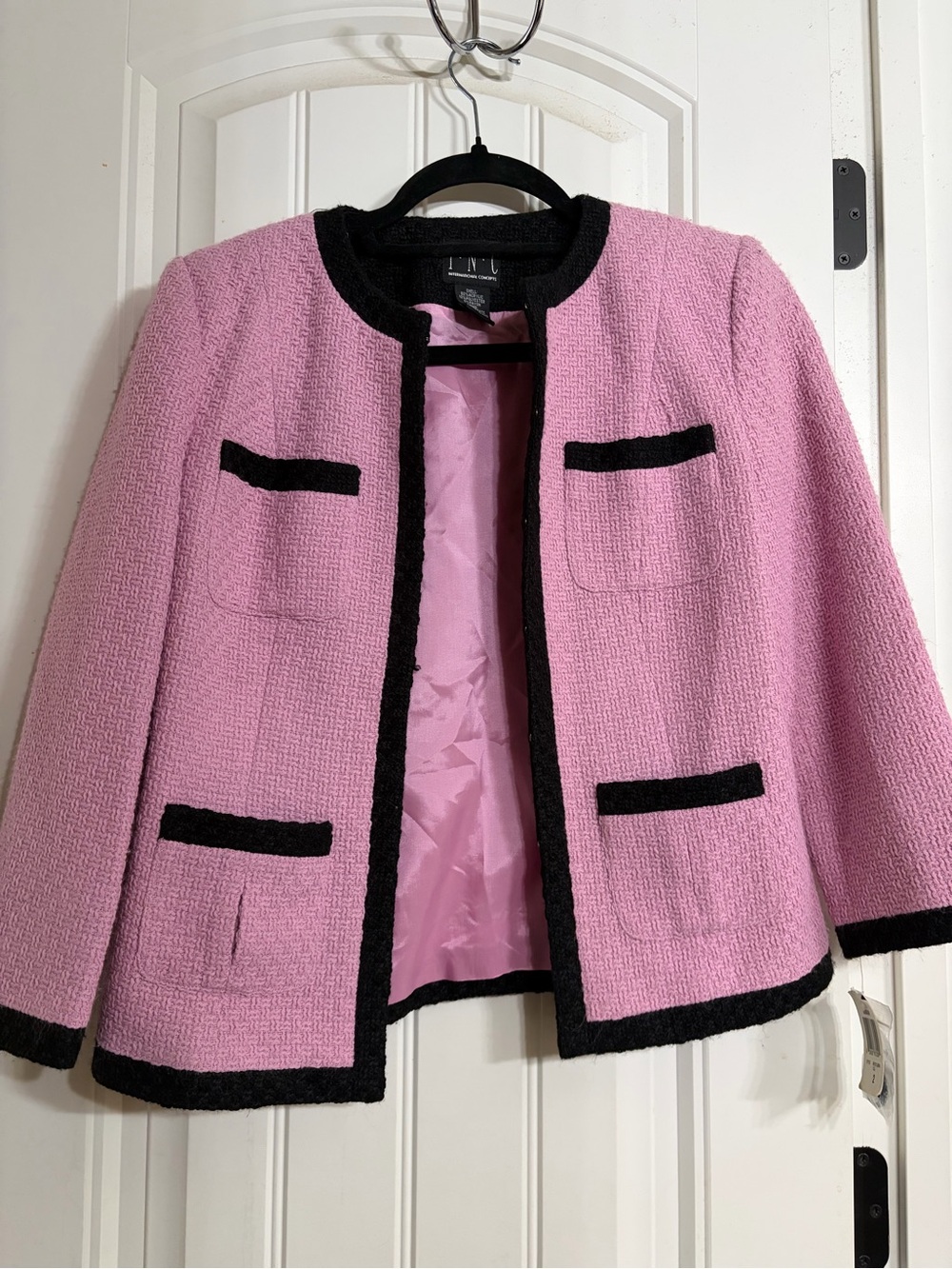 Pink and black I.N.C international concepts blazer jacket